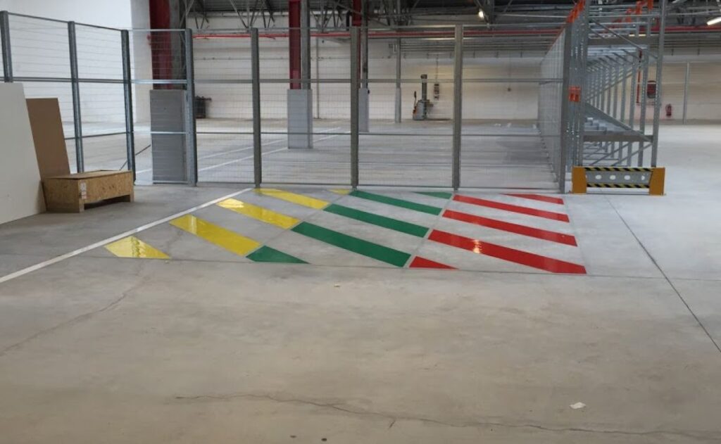 Chantier REW 6 Chantier REW
Marquage au sol d'un parking intérieur