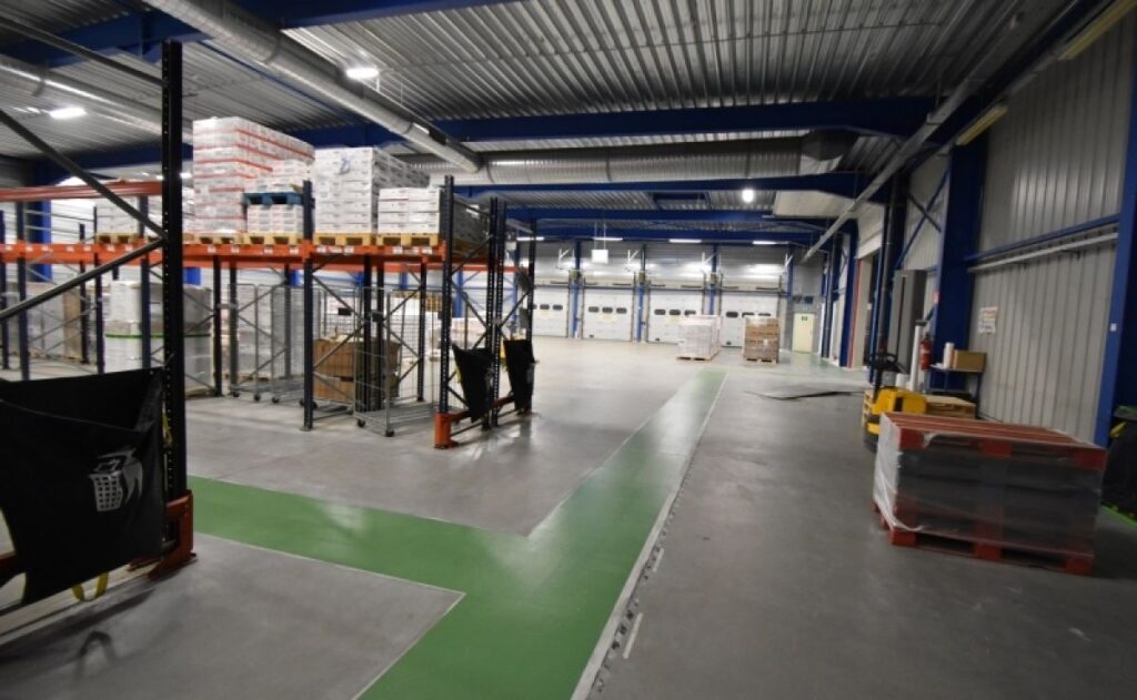 Marquage sol intérieur en zone frigo et basse température (-25°)