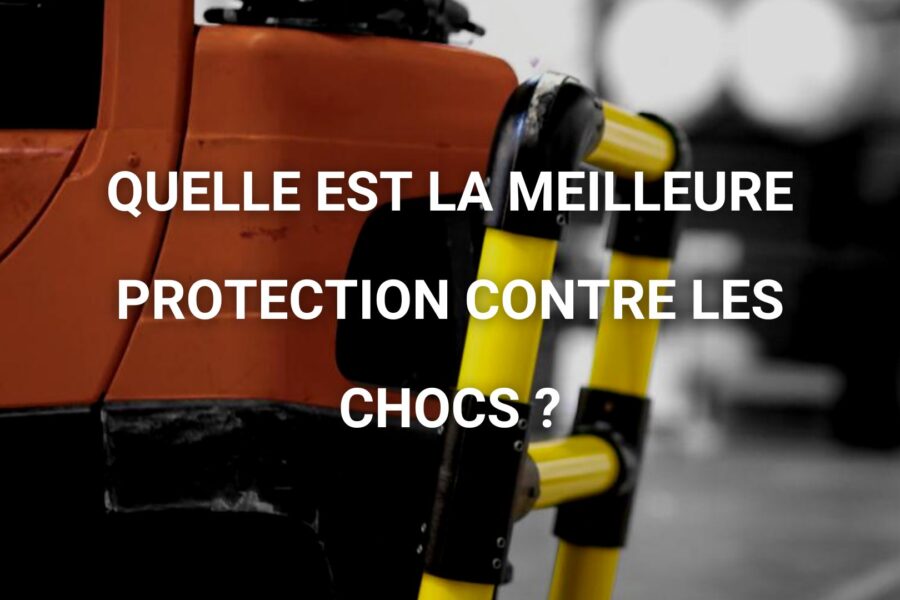 Arceau absorbeur heurté par un chariot