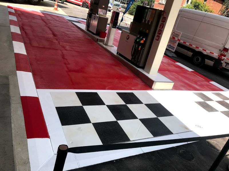 Marquage au sol thermoplastique 1