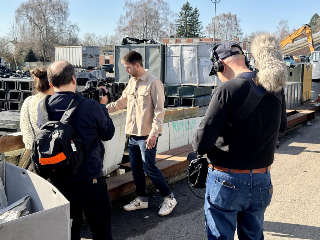 Tournage RTBF A-csys + ralentisseur GreenBump