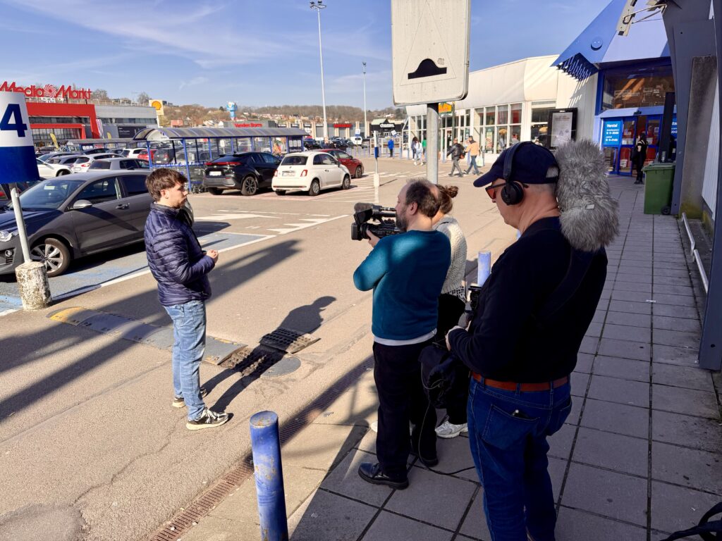 Tournage RTBF A-csys + ralentisseur GreenBump