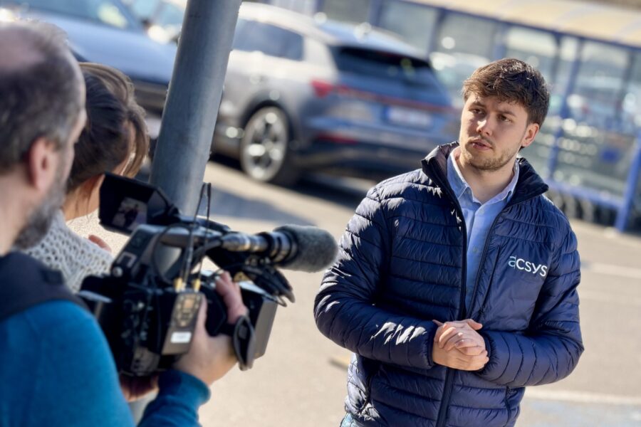 Ralentisseur industriel GreenBump – reportage RTBF Un œil sur demain